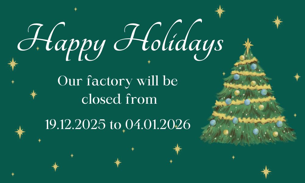 Our factory will be closed from