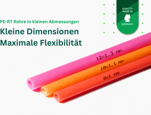 PE-RT-Rohre in kleinen Dimensionen