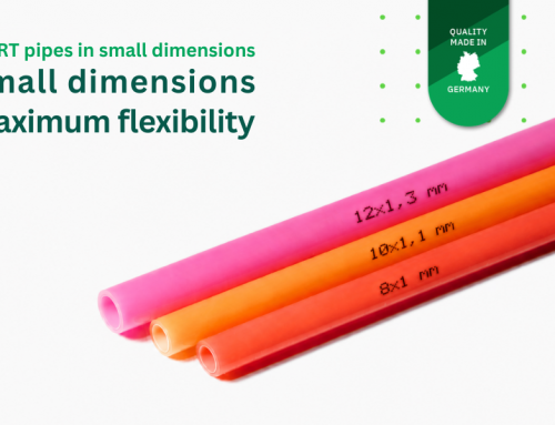 PE-RT Pipes in small Dimensions